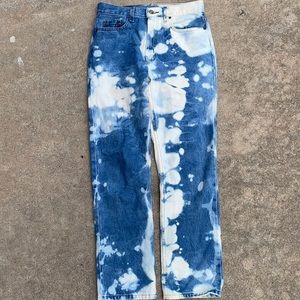 Walmart Jeans Hand Bleached